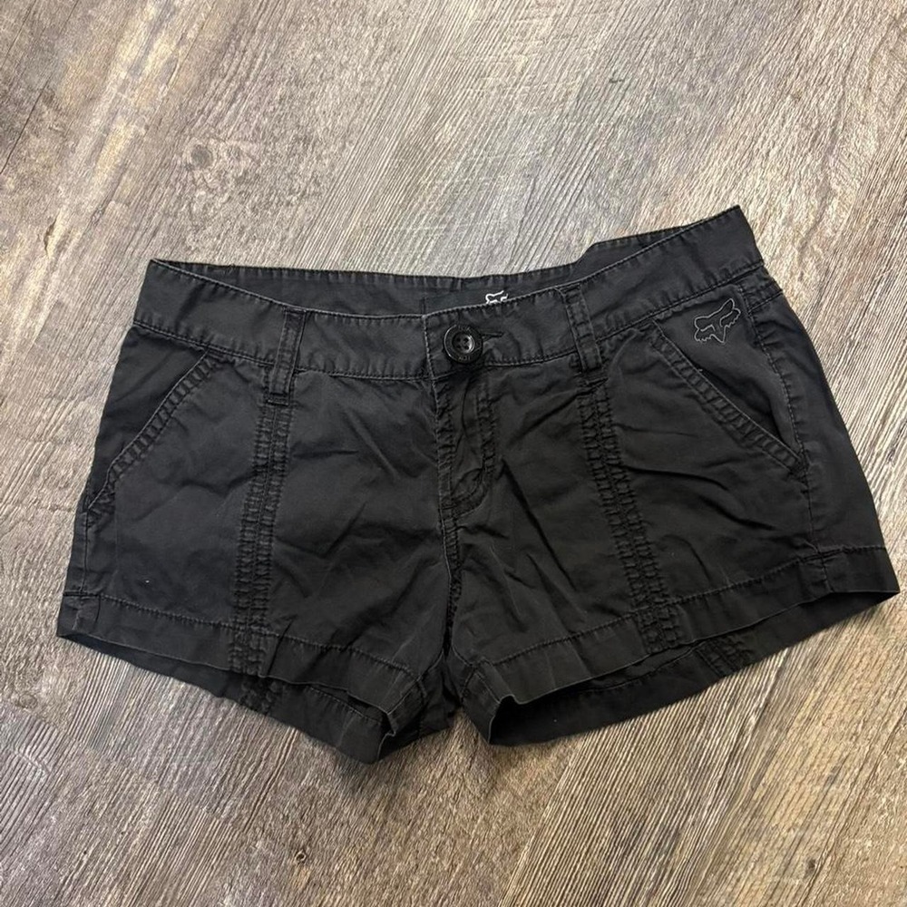 Fox Racing Black Low Rise Shorts Size 3 Y2K Moto BMX